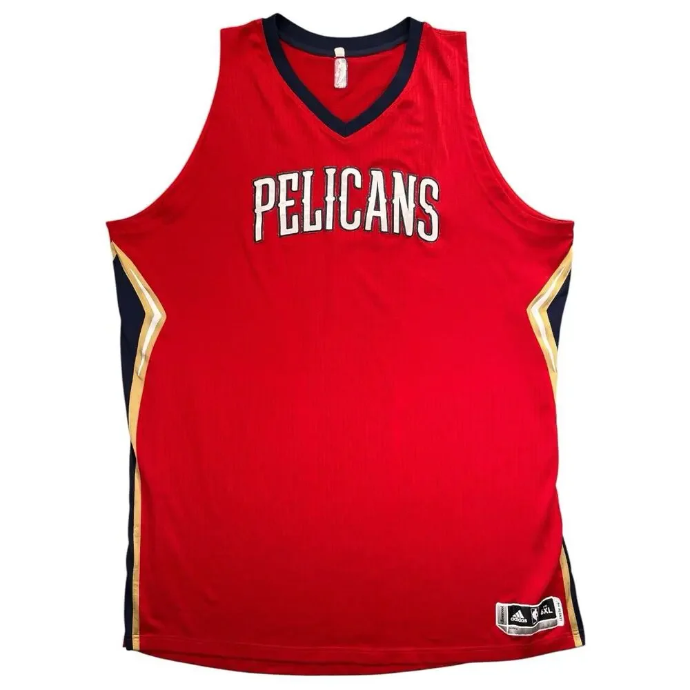 Adidas NBA Pelicans 6XL +4 Authentic Climacool Blank Jersey Rare